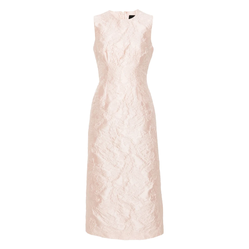 Simone Rocha Mouwloze Bloemenjurk Pink Dames
