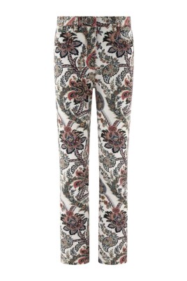 paisley-print-denim-trousers