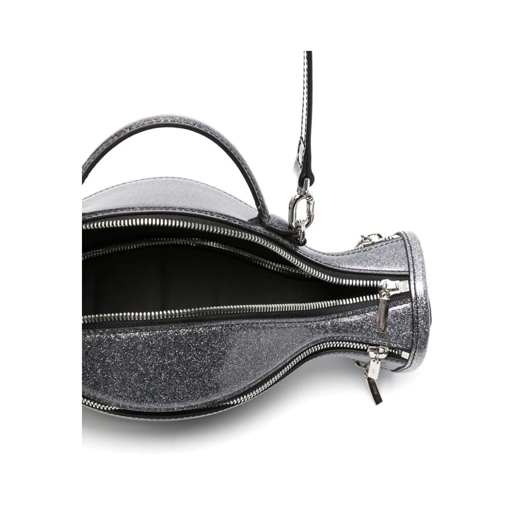 Andersson Bell Schoudertas met Glitterdetails Gray Dames
