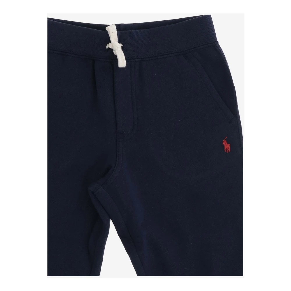 Polo Ralph Lauren Katoenmix Logo Broek Zwart Black Heren