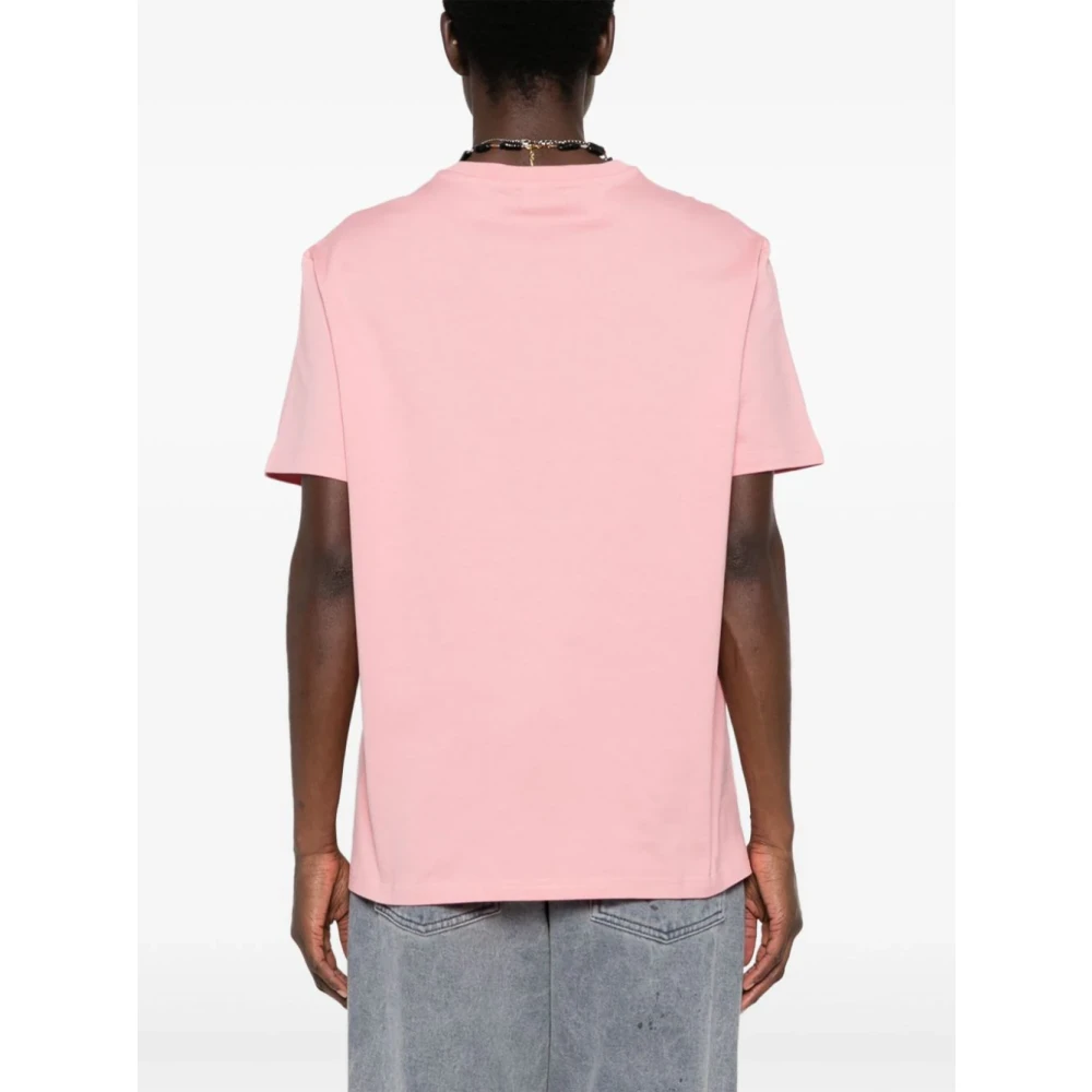 ETRO Bloemenmotief Crewneck T-shirt Pink Dames