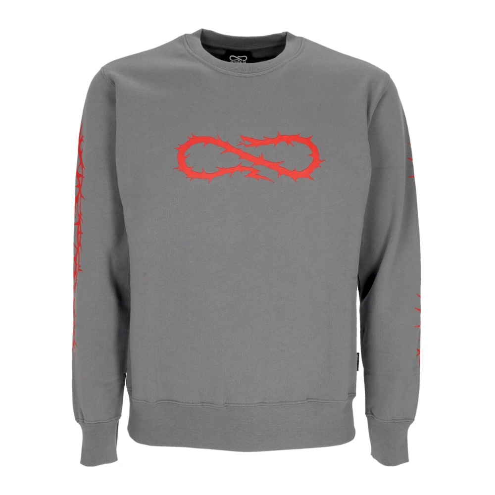 Propaganda Men's Gray Crewneck Sweatshirt With Snake Logo - Sweatshirts - Xs - Sweatshirts & Hoodies
