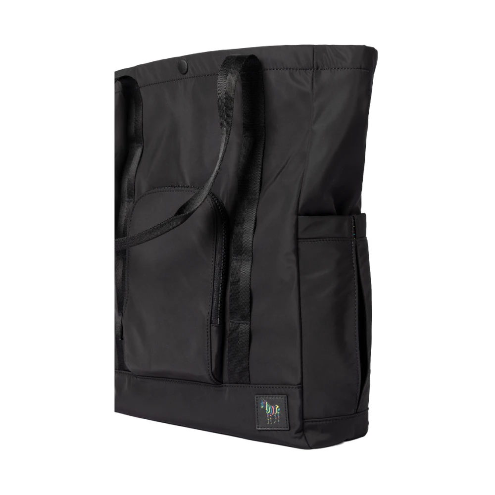 PS By Paul Smith Stijlvolle Tote tas van polyester Black Heren
