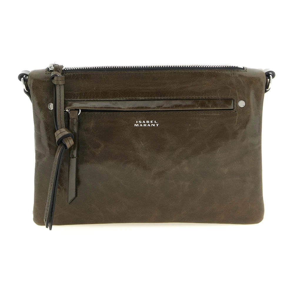 Isabel Marant Women's Green Cross Body Bags, One Size, Winna Duo Crossbody Bag