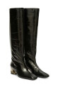 bottines-a-talons-hauts-en-cuir-paper-noir