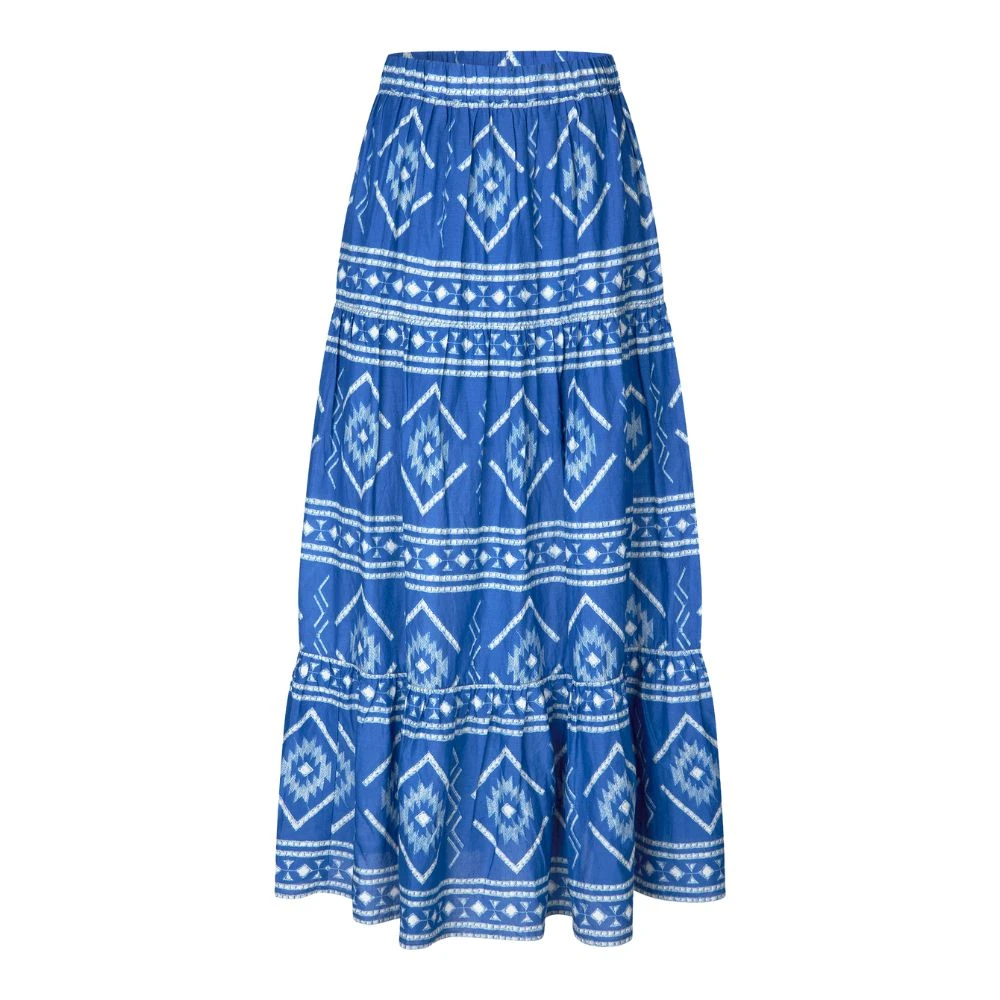 Lollys Laundry Maxi Skirts Blue Dames