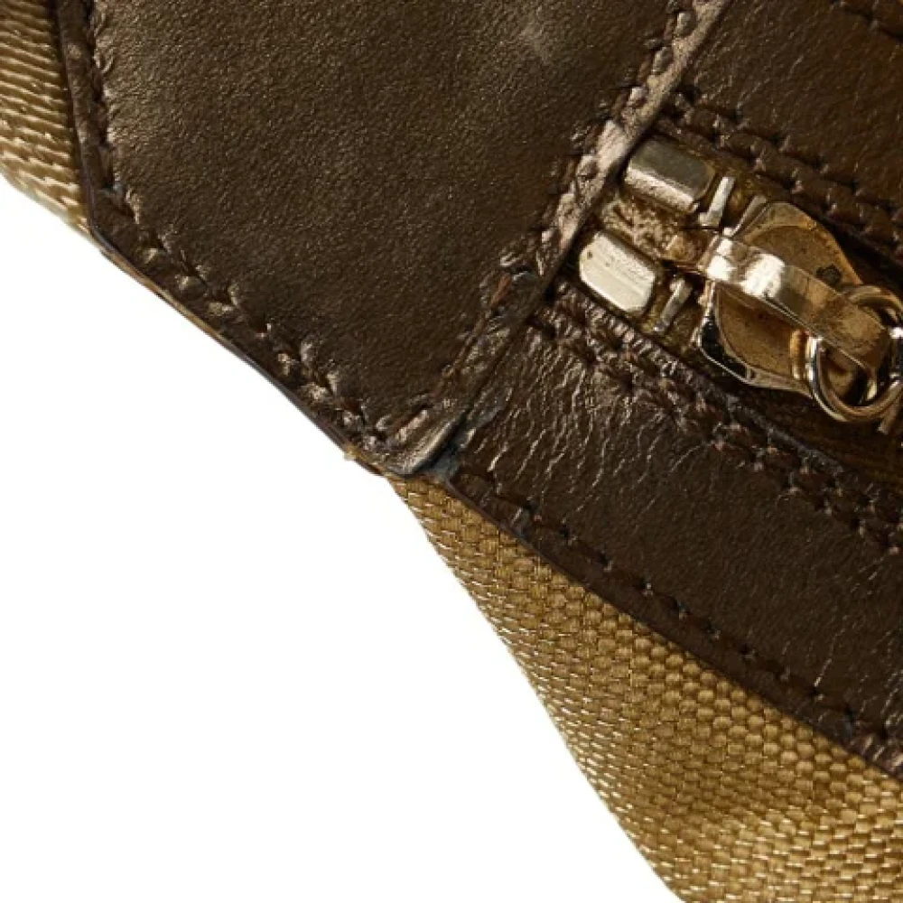 Gucci Vintage Pre-owned Canvas gucci-bags Yellow Dames