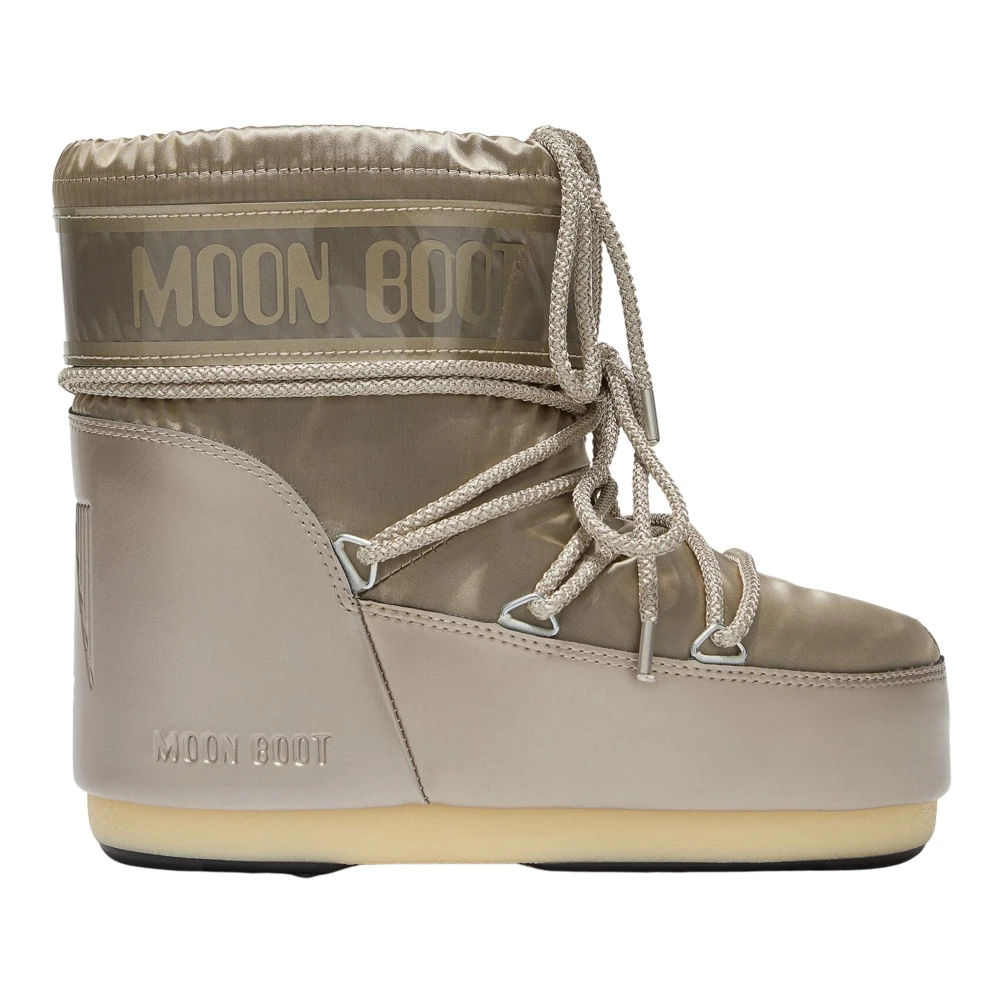 Moon Boot Icon Low Glance Ankle Boots - Female - Winter Boots - Yellow - 3 Uk - Shoes - Image 4