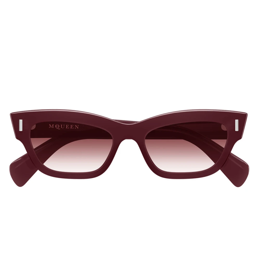 Alexander Mcqueen Unisex Red Sunglasses, 52 Mm, Cat-Eye Sunglasses