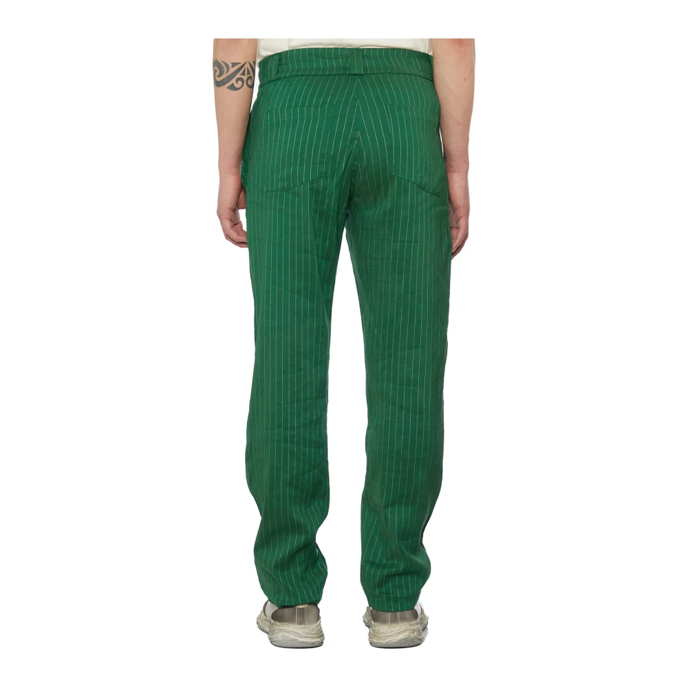 Rhude Linnenmix Broek Green Heren