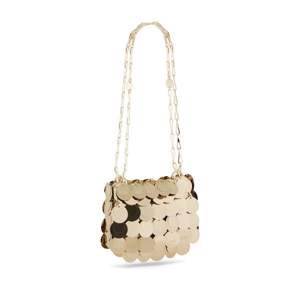 Paco Rabanne Sparkle Nano Clutch Goud Yellow Dames