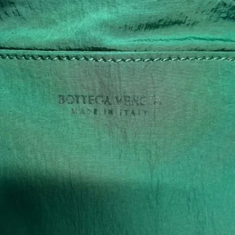 Bottega Veneta Vintage Pre-owned Leather pouches Green Dames