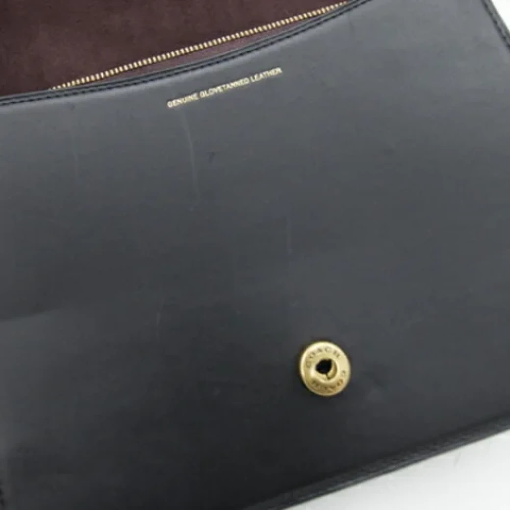 Coach Pre-owned Leather handbags Black Dames