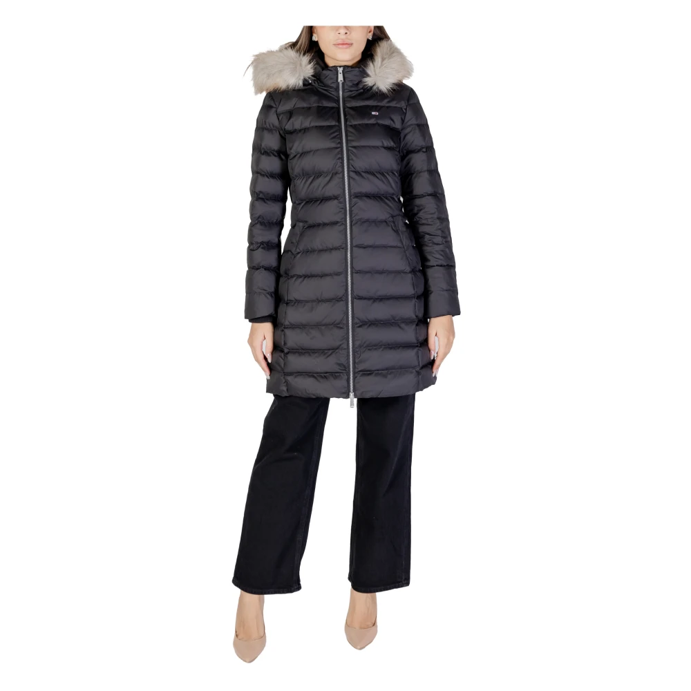 Tommy Jeans Lange Pufferjas White Dames