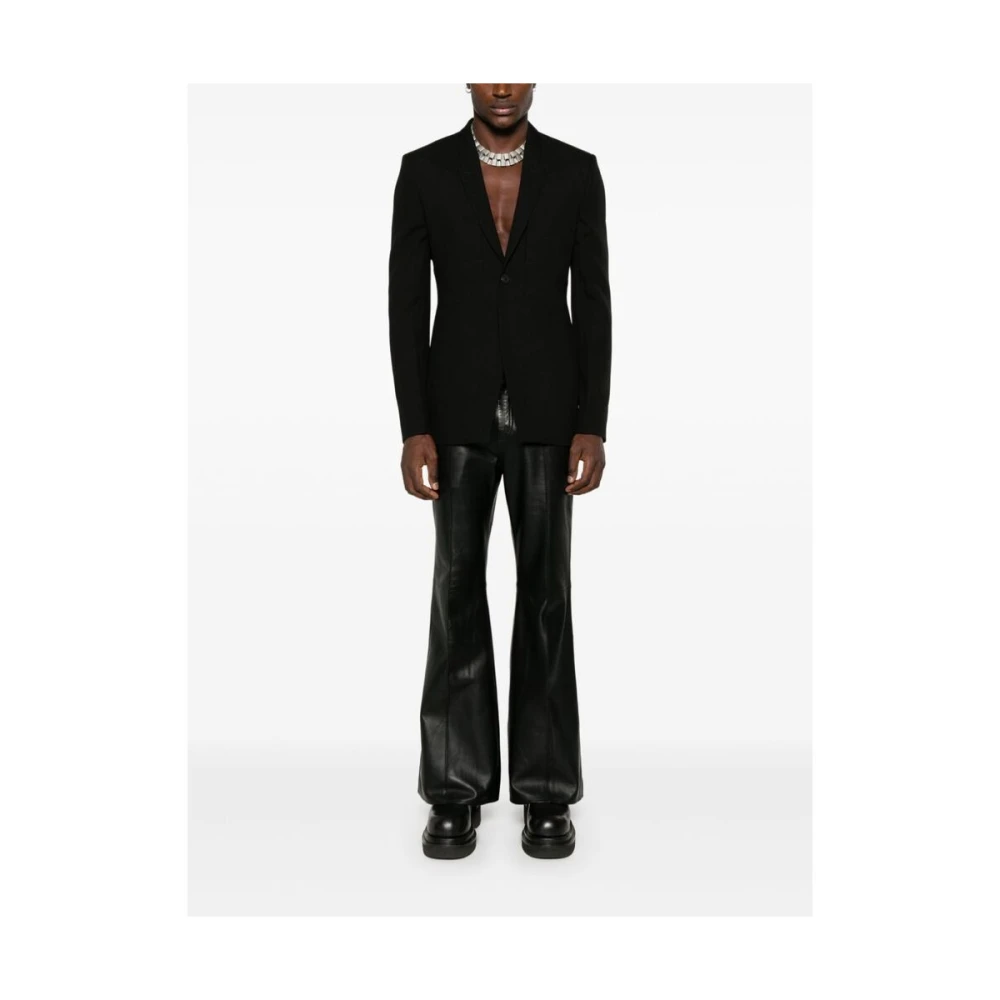 Rick Owens Fogpocket Soft Blazer Black Heren
