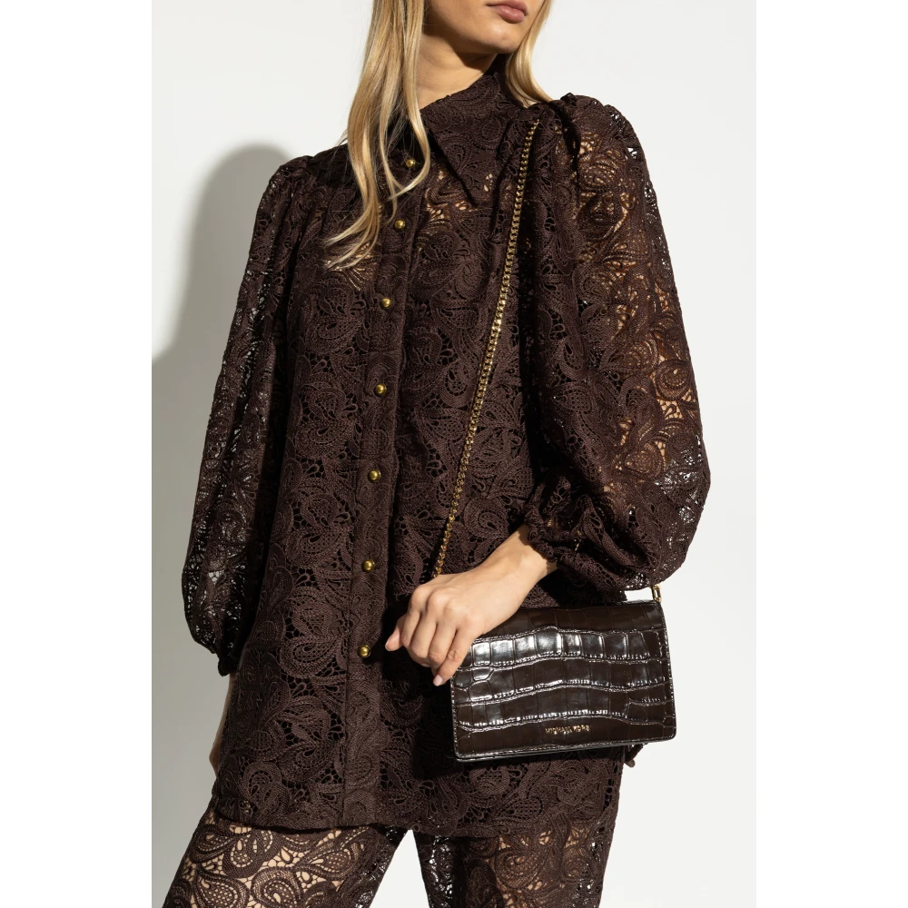 Michael Kors Schoudertas Jet Set Brown Dames