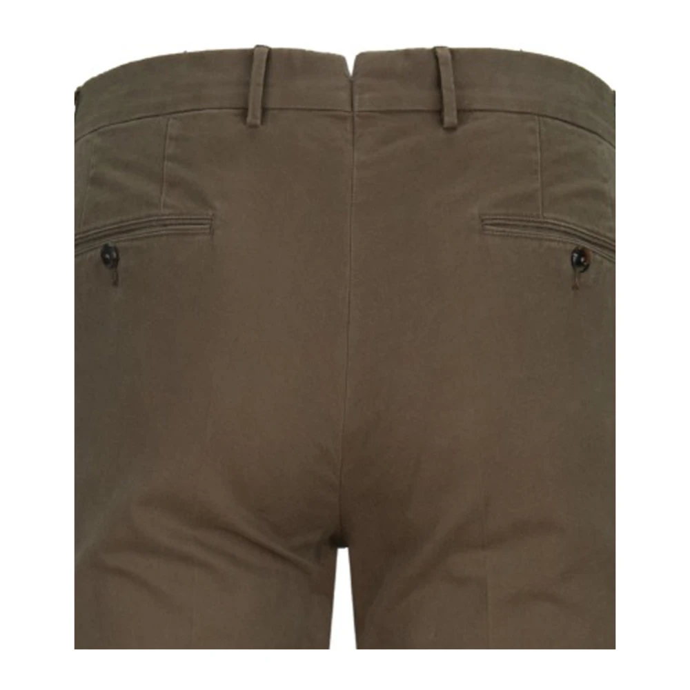 PT Torino Heren Knoop Rits Broek Brown Heren