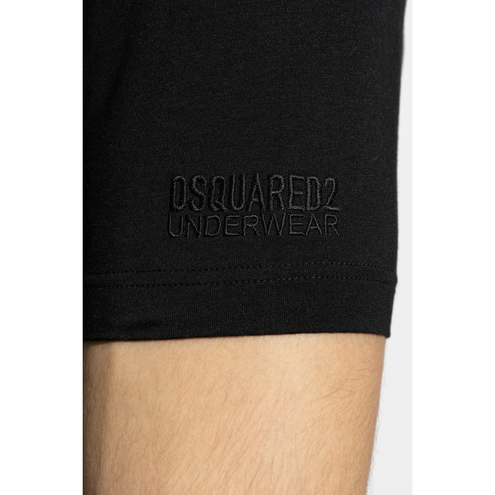 Dsquared2 T-shirt uit de ondergoedcollectie Black Heren