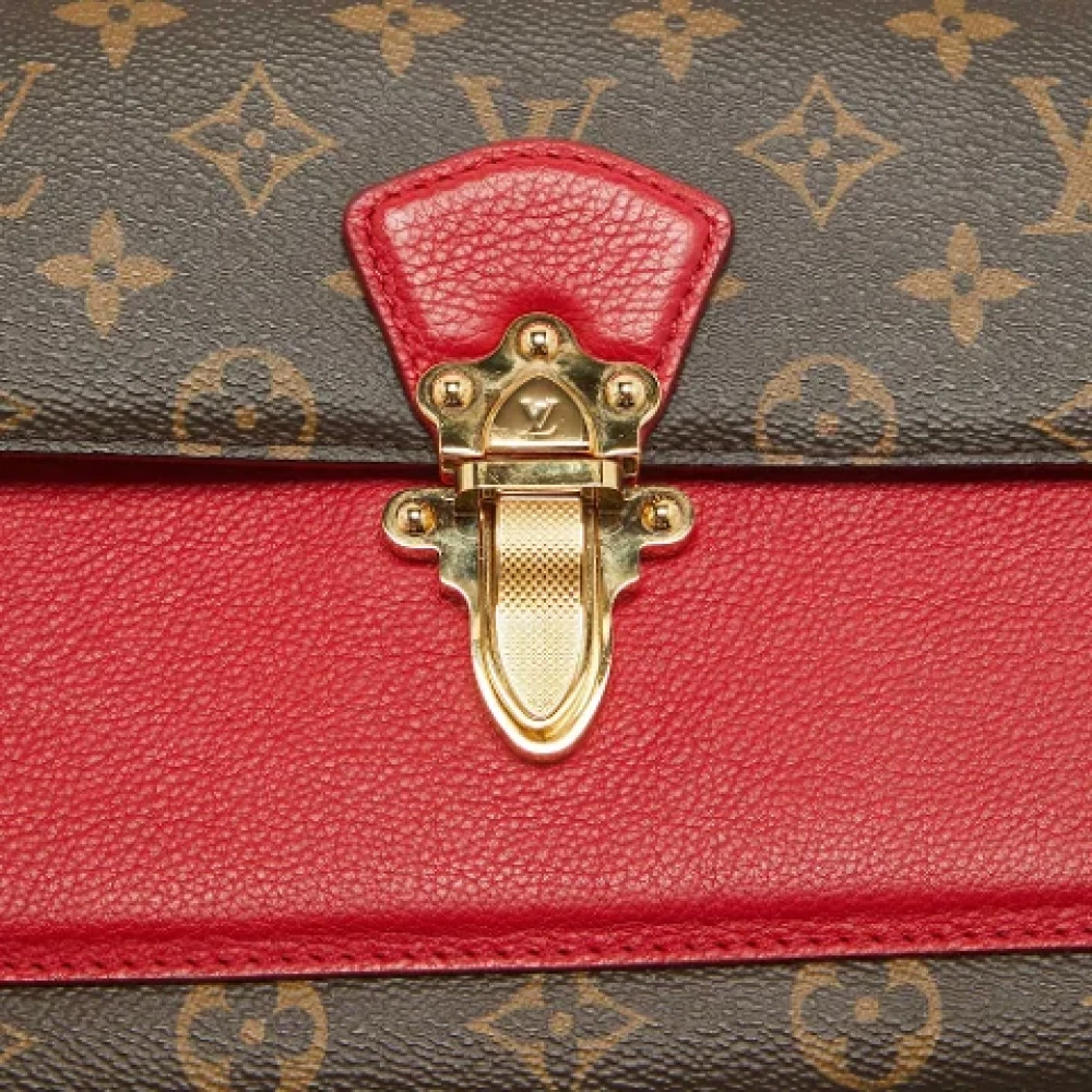 Louis Vuitton Vintage Pre-owned Leather louis-vuitton-bags Red Dames