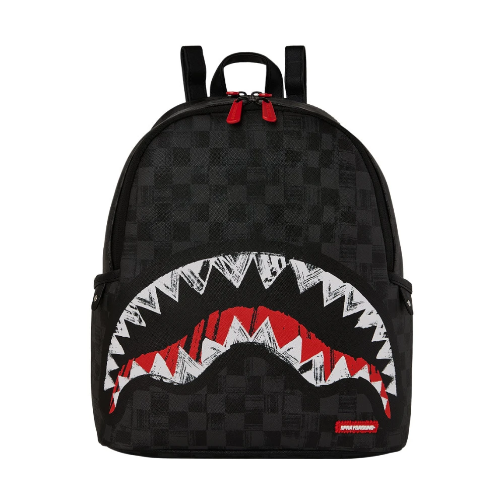 Sprayground Unisex Multicolor Backpacks, One Size, Scribble Shark Savage Backpack