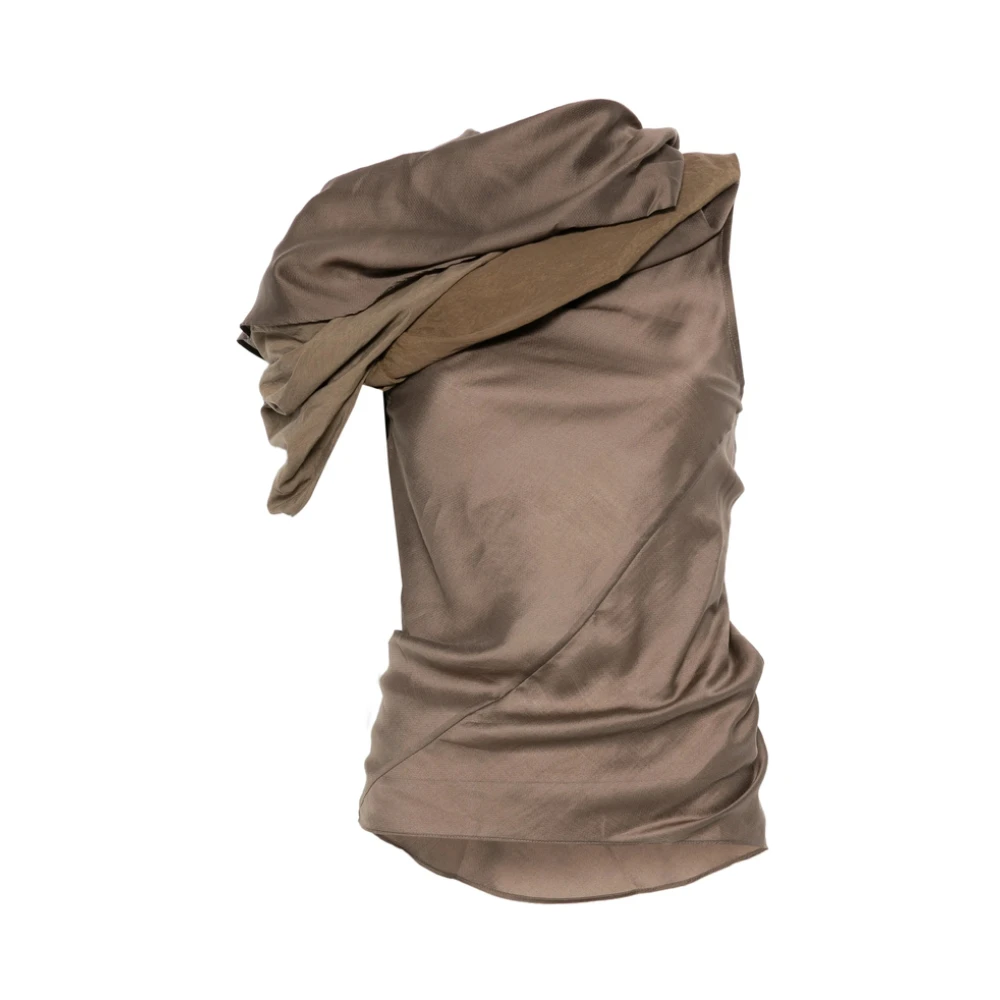 Entire Studios Mujer Marrón Camisetas, Talla: L