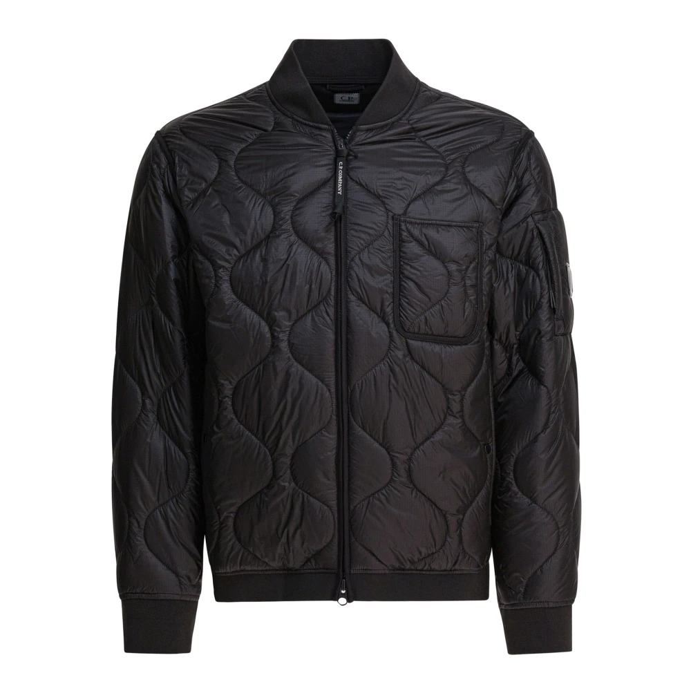 C.p. Company Men's Black Jacket For Aw25