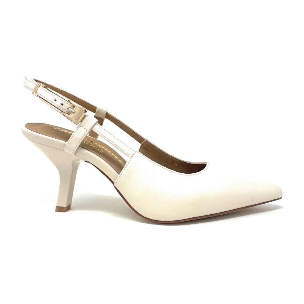 Janet & Janet Donna Beige - Décolleté Slingback - Shoes - 38 Eu