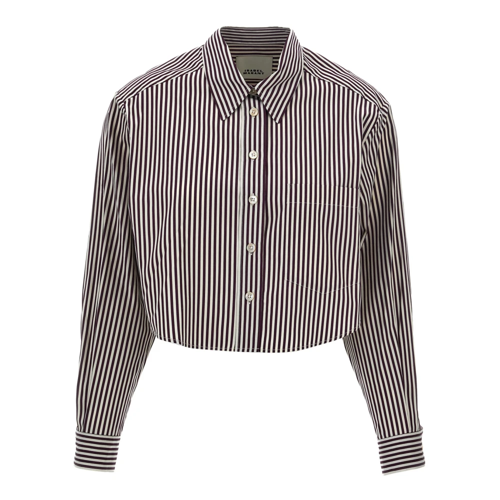Isabel Marant Multicolor Fleora Cropped Shirt