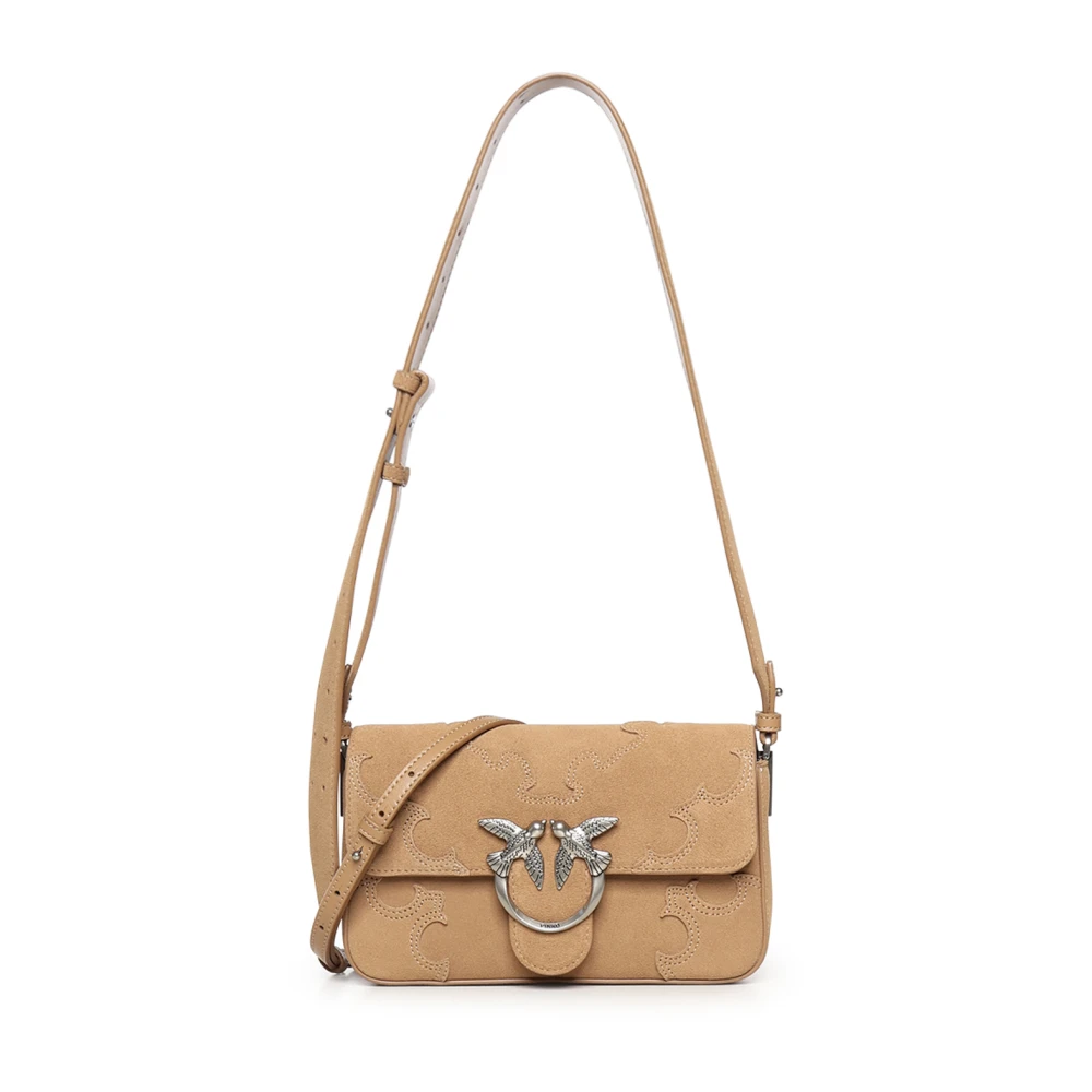 Pinko Women's Beige Shoulder Bags, One Size, Love Bag