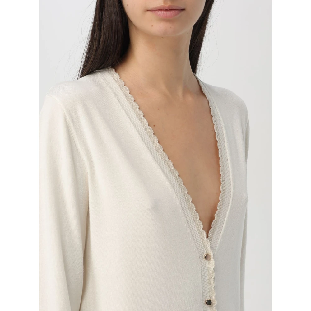 Liu Jo Geknoopte Vest White Dames