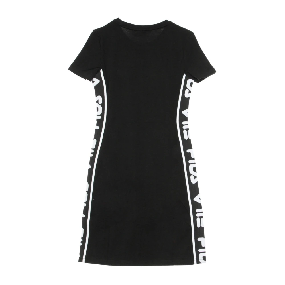 Fila Zwarte Tee Jurk voor Vrouwen Black Dames