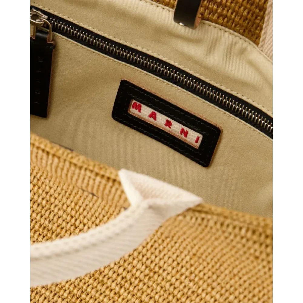 Marni Cotton handbags Brown Dames