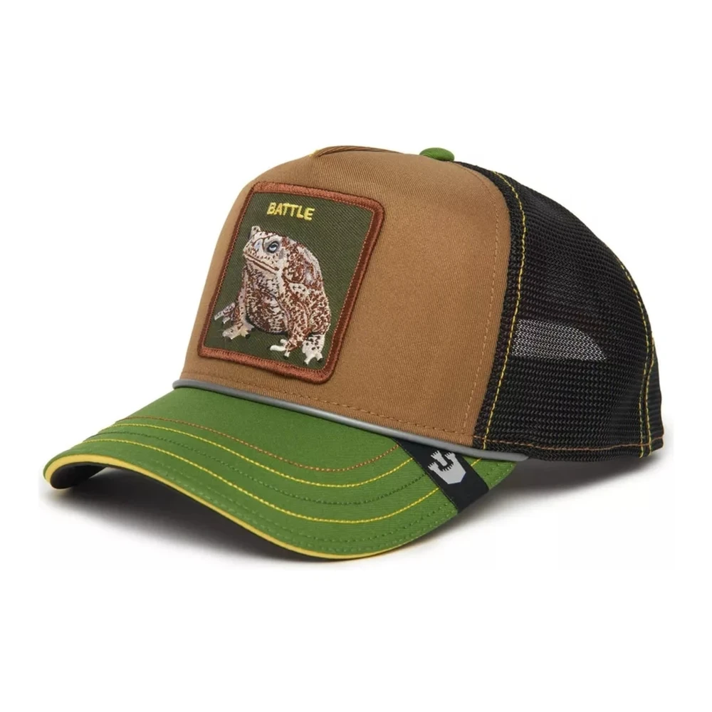 Goorin Bros Bruine Trucker Cap met Sapo Rash Design Multicolor Heren