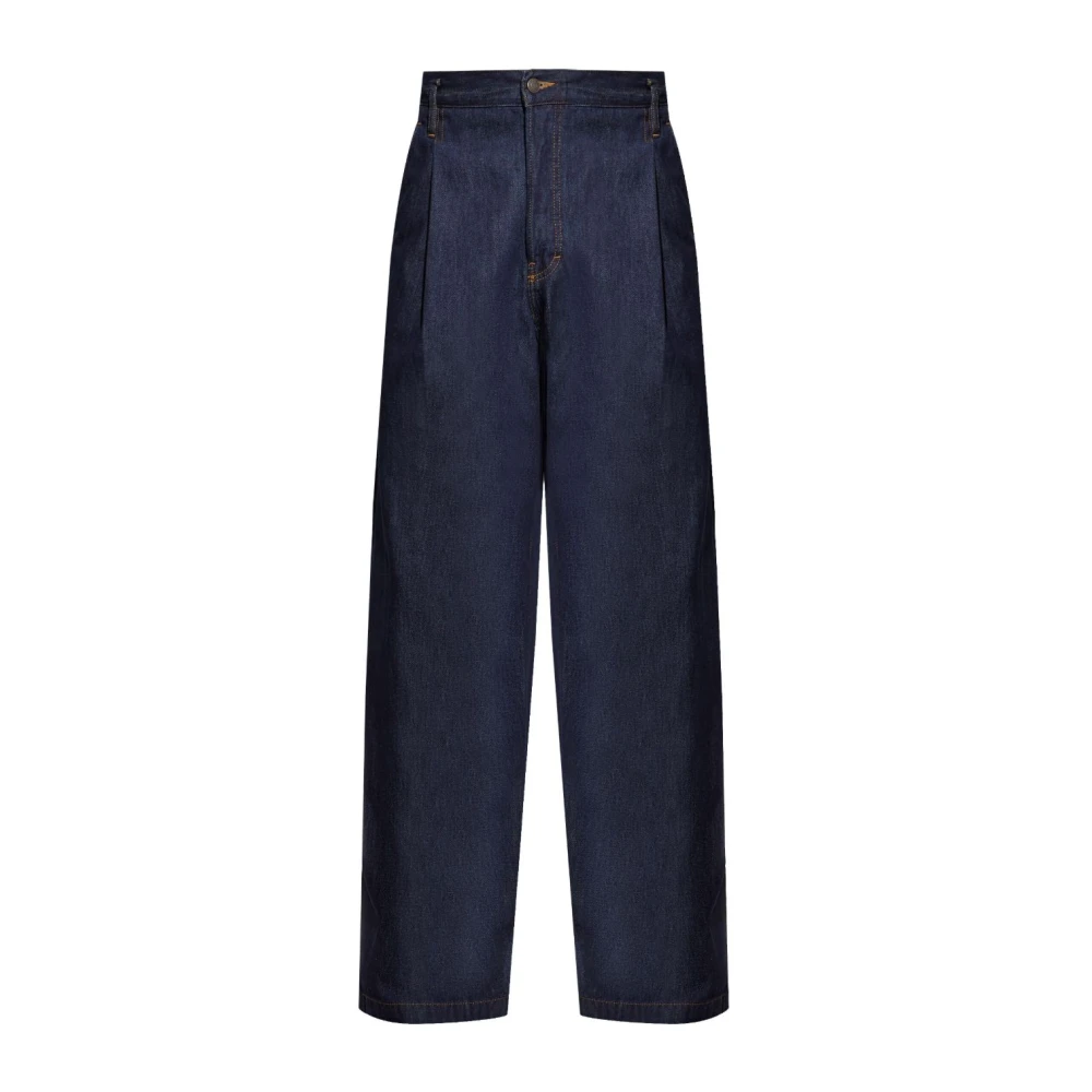 Dries Van Noten Blauwe Jeans voor Mannen Blue Heren