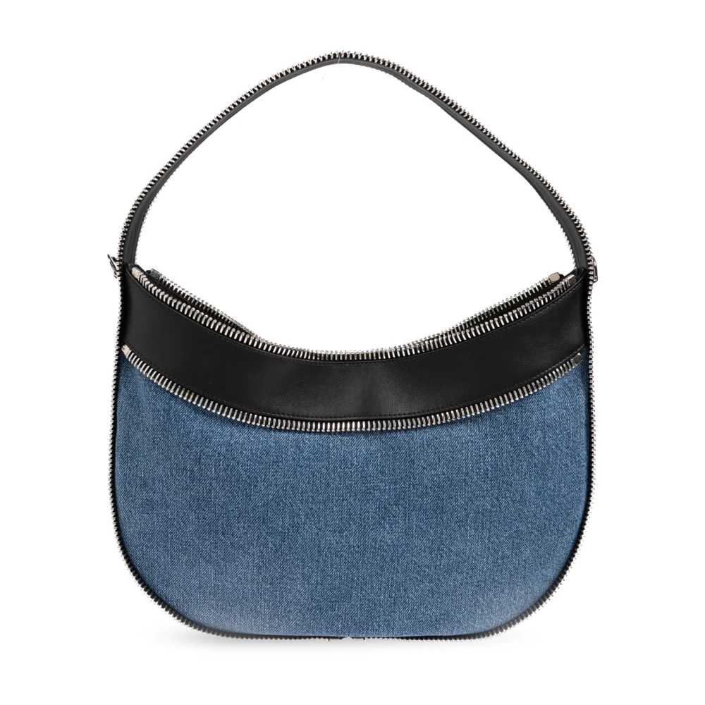 Moschino Denim schoudertas Blue Dames