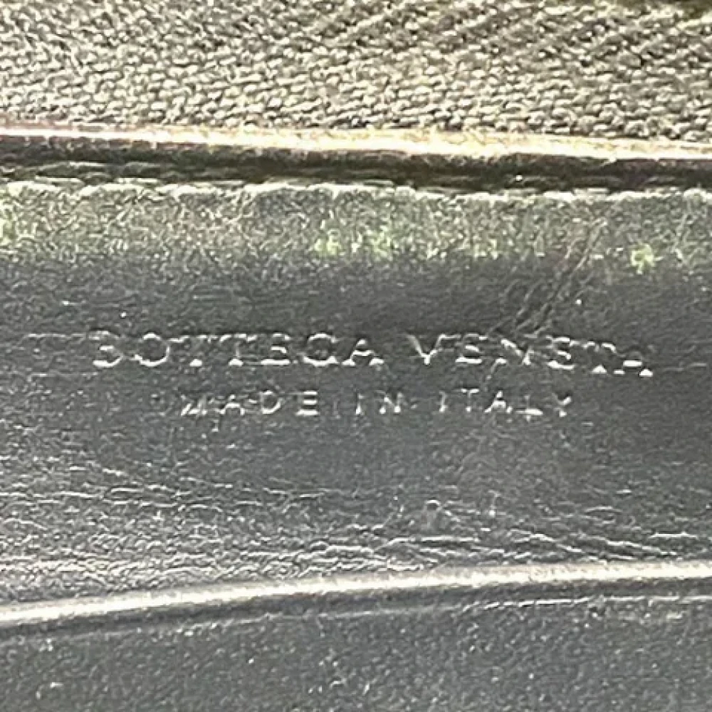 Bottega Veneta Vintage Pre-owned Leather wallets Blue Dames
