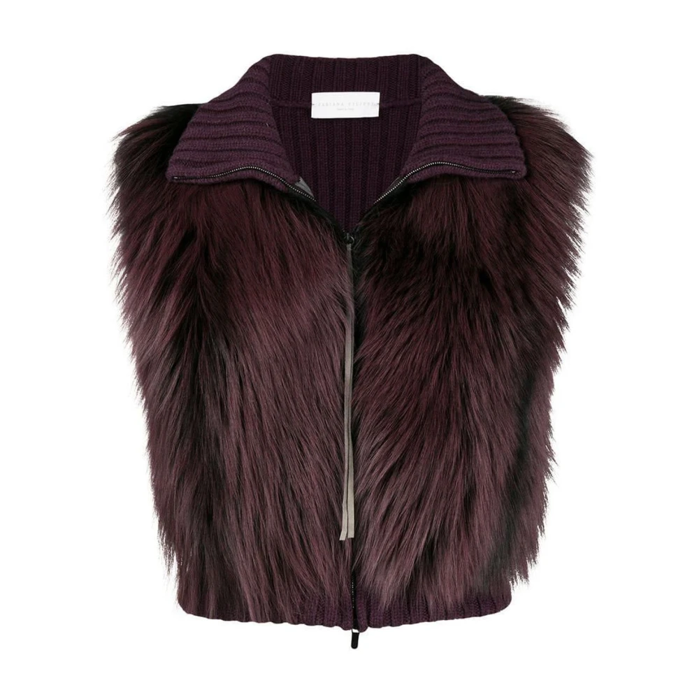 Jackets > Vests - - Fabiana Filippi - Modalova