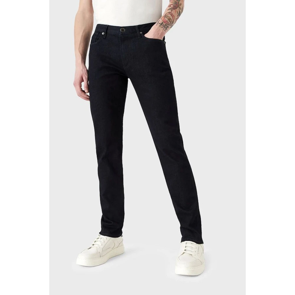 Emporio Armani Slim Fit Jeans Blue Heren