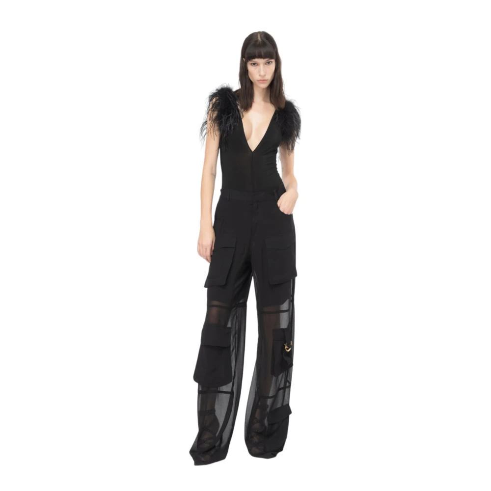 pinko Georgette Bodykleding Black Dames