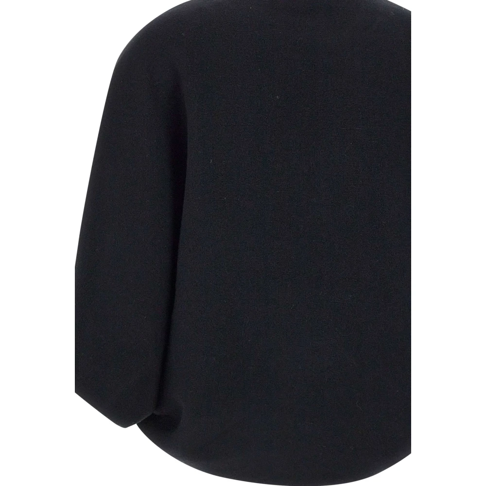 Kaos Zwarte Batwing Sweater Italië Gemaakt Black Dames