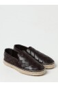 espadrilles-slip-on-en-cuir-tisse-noir