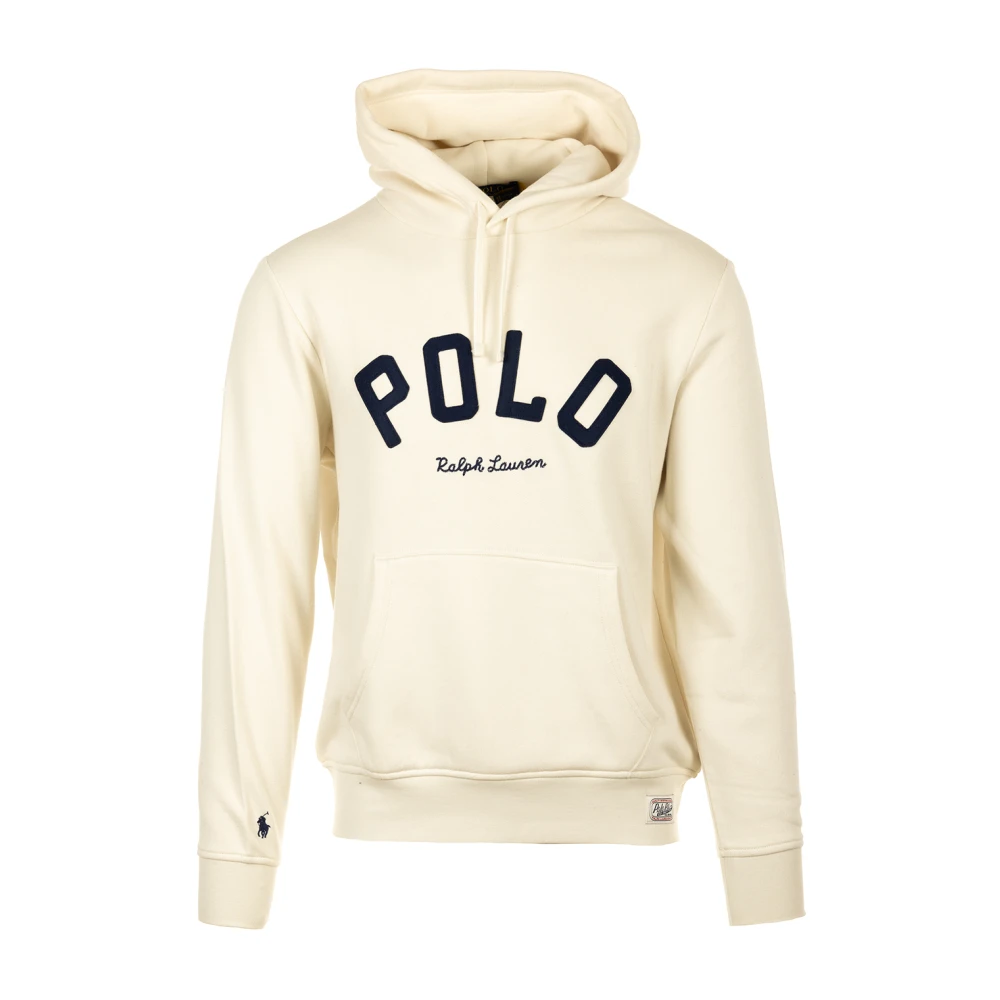Ralph Lauren Witte Sweater Hoodie Lange Mouwen White Heren