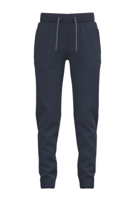 pantalon-bleu-avec-bord-cotele