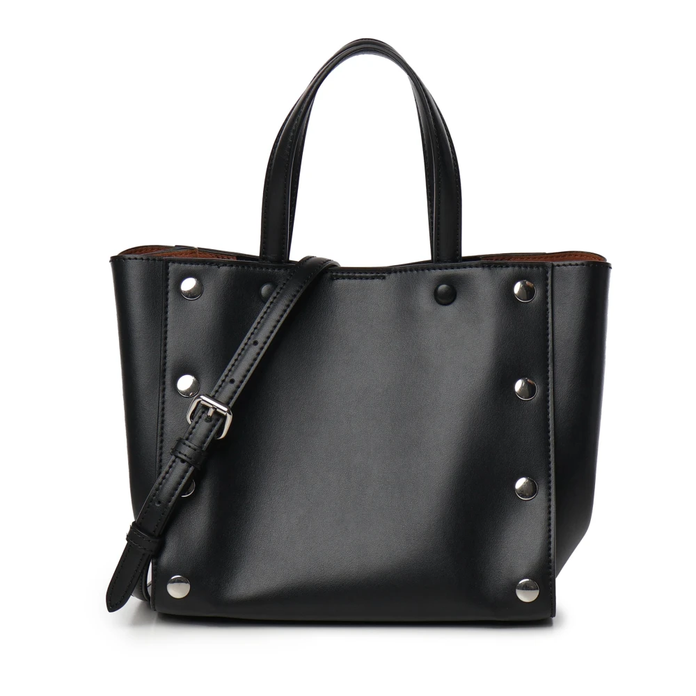 Stella Mccartney Zwarte tassen met afneembare clutch Black Dames