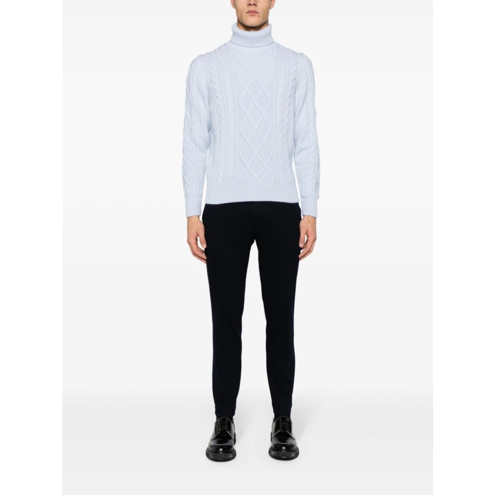 Incotex Marine Chino Broek Blue Heren