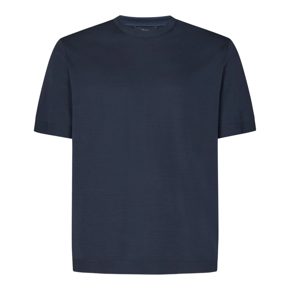 Herno - Tops > T-Shirts - Blue - Herno - Modalova