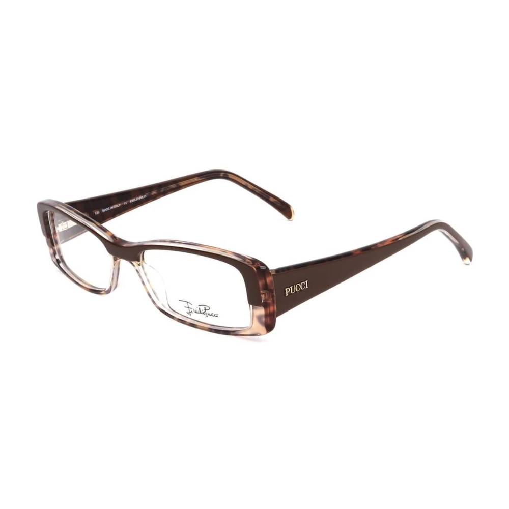 EMILIO PUCCI Chocolade wijzerplaat Dames Kunststof Frame Horloge Brown Dames