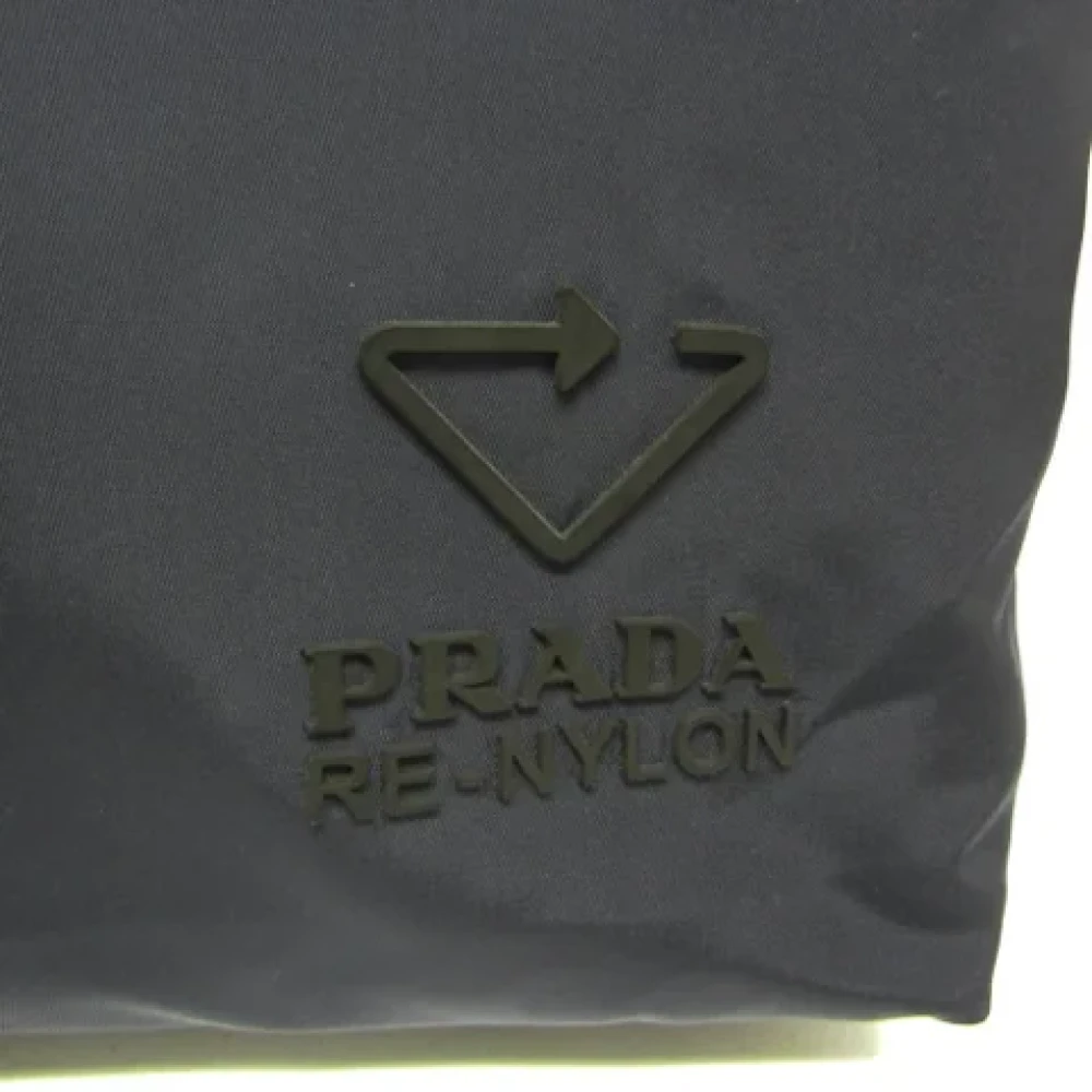 Prada Vintage Pre-owned Leather totes Black Dames