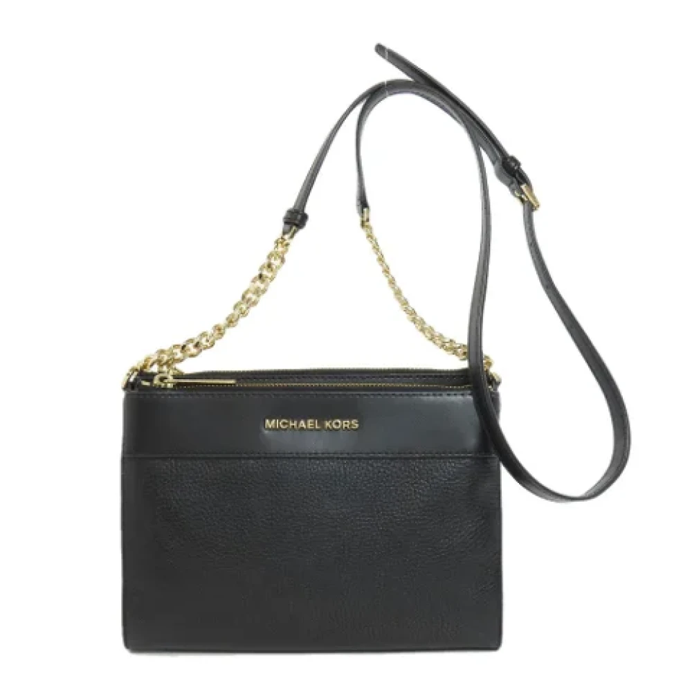 Michael Kors Pre-owned Leather shoulder-bags Black Dames