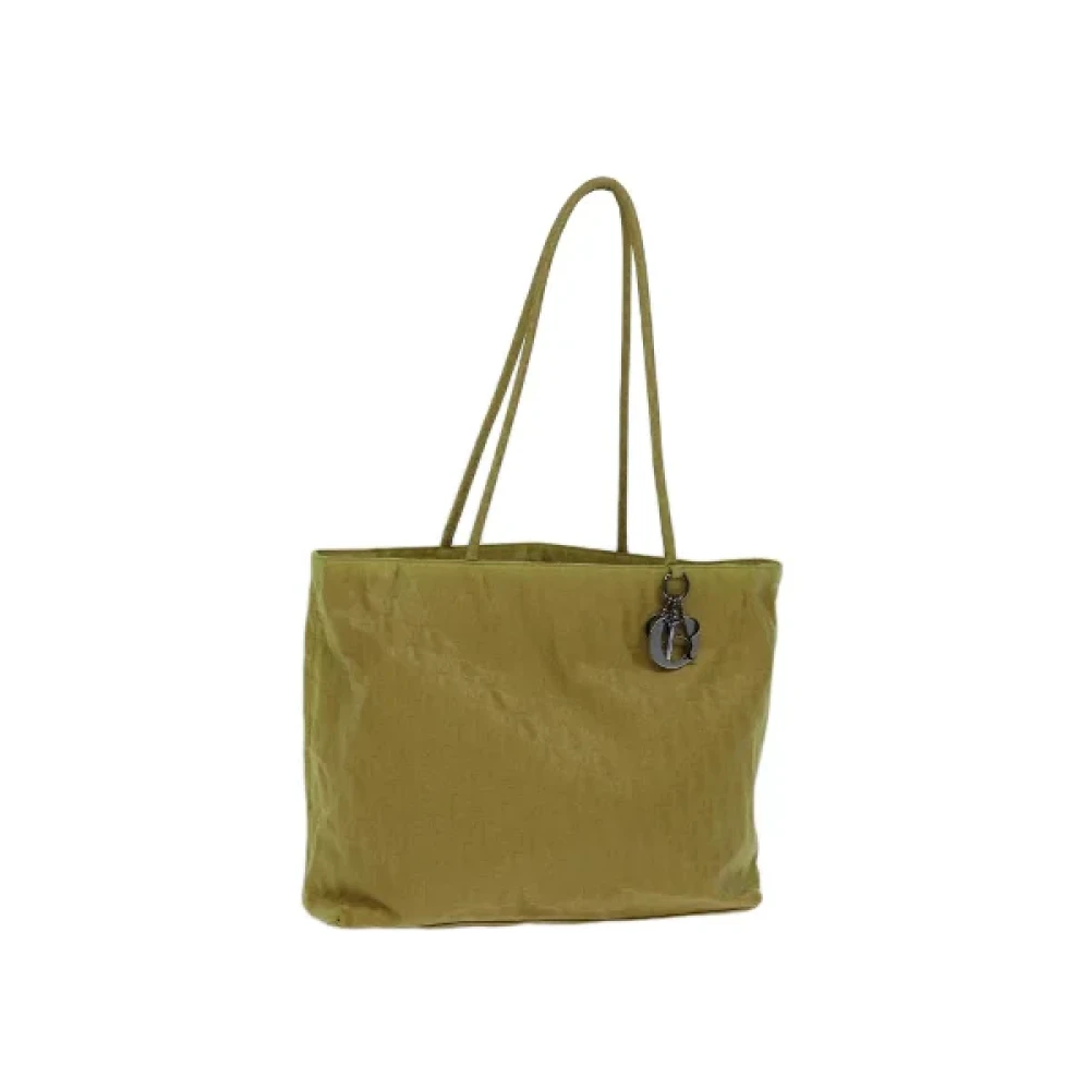 Dior Vintage Pre-owned Nylon dior-bags Yellow Dames